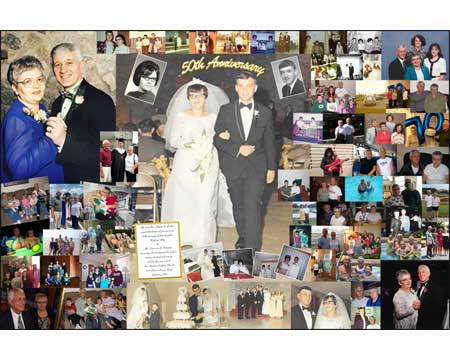 Photo Collage for Grandpa-Grandma as Wedding Anniversary Gift