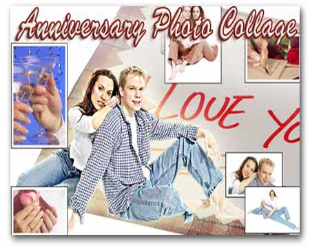 Personalized Anniversary Gift Ideas 2-4-6 photo collage