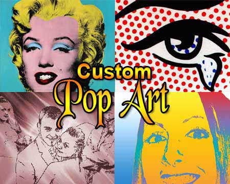 Custom Anniversary Gift Ideas 6:2:4 pop art