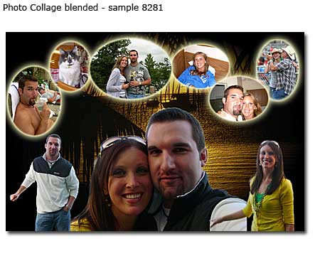 3rd anniversary present for wife on 3 year of married couple – photomontage ideas