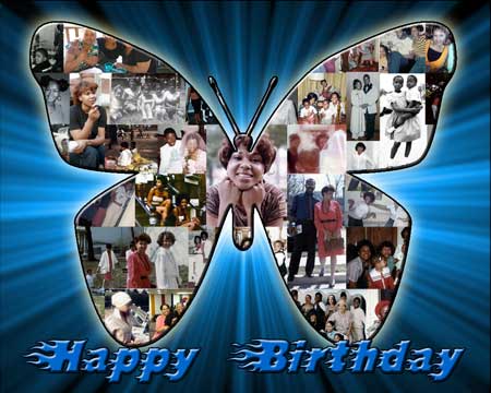 Beautiful Butterfly Photo Collage for Gift