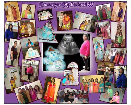 Personalized Pregnancy Collage