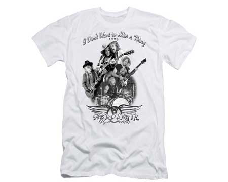 Men's T-shirt Aerosmith - I Dont Want to Miss a Thing. PNG black-white Collage
