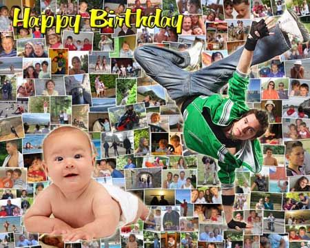 Memorable all new birthday collage for your 18 birthday loved ones