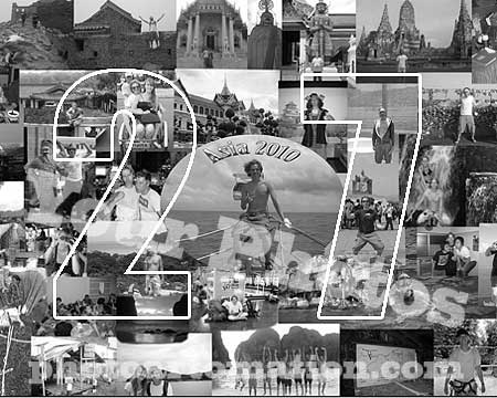 Surprise Gift for Boyfriend 27th Birthday black and white photo collage