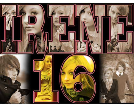 Girlfriend 16th birthday photo collage of themselves together