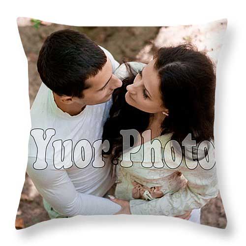 Personalized Throw Pillow printed on both sides