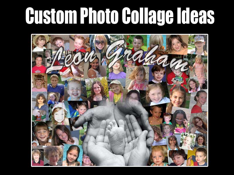 Newborn collage Ideas. Create wonderful collage of your baby's firsts days of life