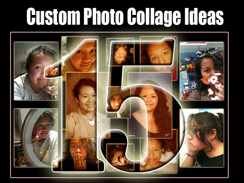 Creative collage design for 15th years old daughter-in-law