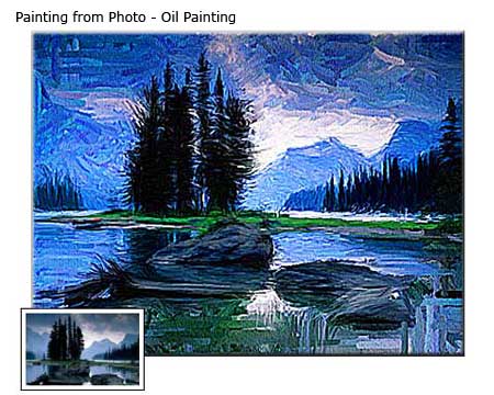 Custom Landscape oil painting