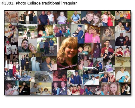Wife birthday photo collage