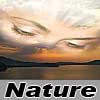 Girl nature photo collage