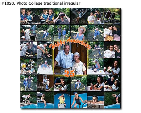 Family photo collage sample 1020
