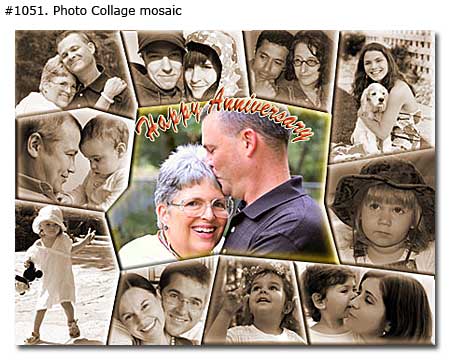 Happy Anniversary Collage Gift Idea for Parents