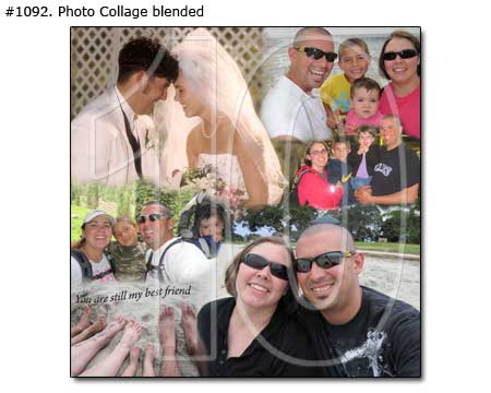 Family photo collage sample 1092