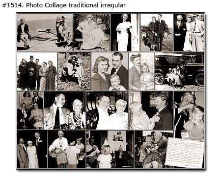 Anniversary photo collage sample 8040