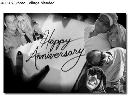 Happy Anniversary Photo Collage Gift for Couples