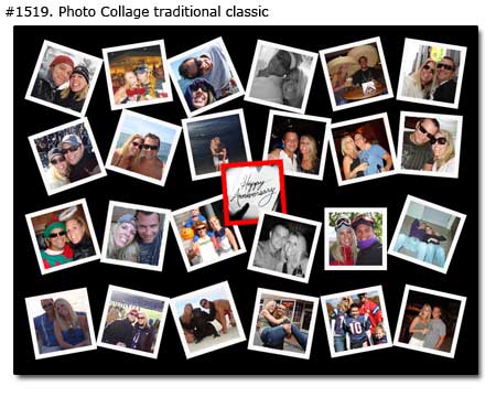 Anniversary photo collage sample 1519