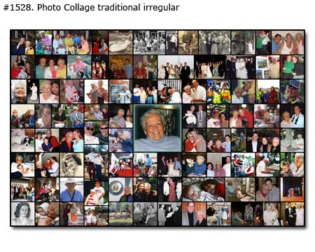 70th Birthday Collage, 100 photos