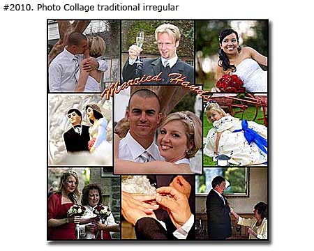 Happy Wedding Collage