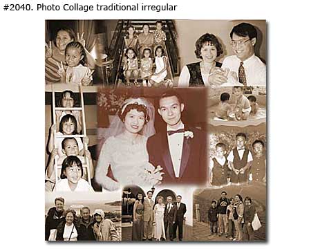 Family photo collage sample 2040