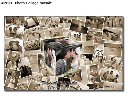 Wedding photo collage ideas