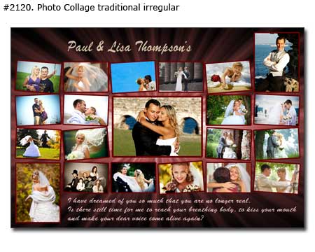 Wedding collage traditional