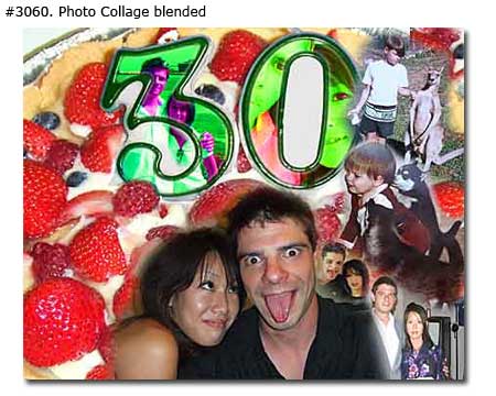 30th birthday collage for boyfriend from girlfriend