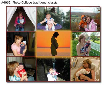 Family photo collage sample 4062