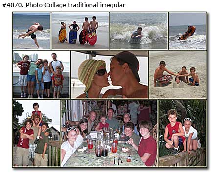 Family photo collage sample 4070