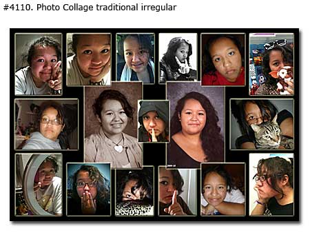 Children Photo Collage traditional  irregular