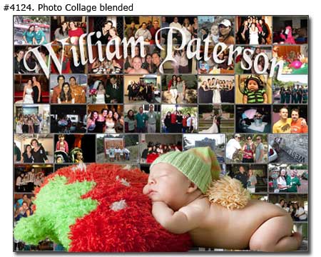 Baby photo collage ideas