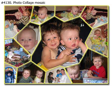 Children Mosaic Collage