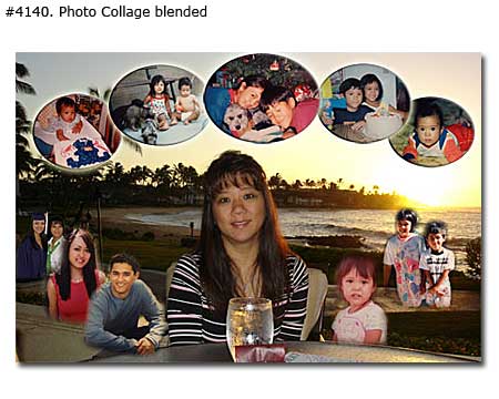 Family photo collage sample 4140