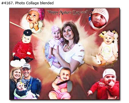 Family photo collage sample 4167