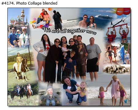 Family photo collage sample 4174