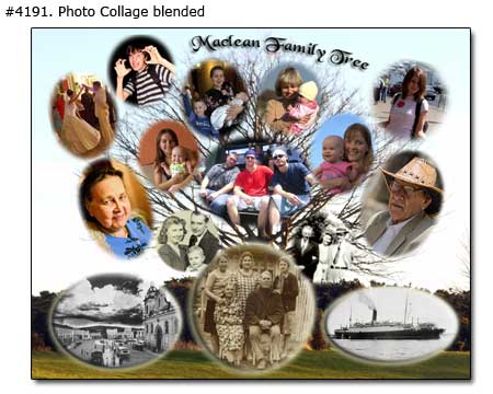 Family photo collage sample 4191