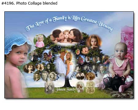 Creative collage Family Tree