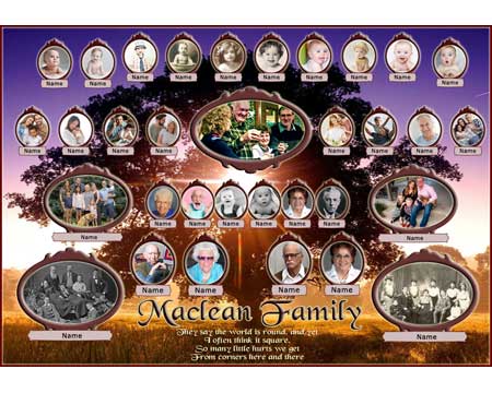 Family Tree Photo Collage Ideas