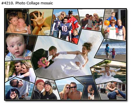 Family photo collage sample 4210