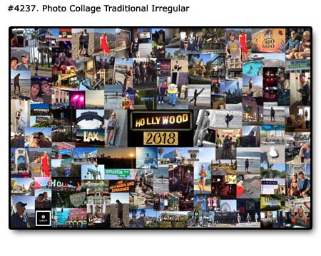 Family Vacation Collage Idea with a lot of pictures