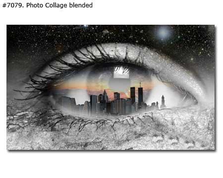 City in your Eyes Photomontage
