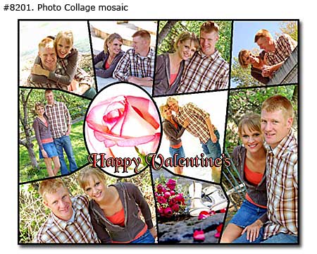 Valentines Day Collage Gift Idea for Boyfriend/Girlfriend
