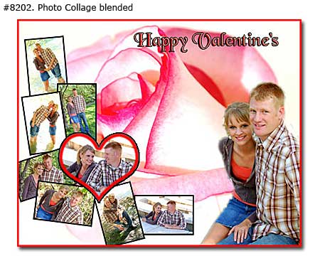 Couple photo collage sample 8202