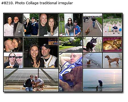 Family Photo Collage traditional Gift Idea for Boyfriend