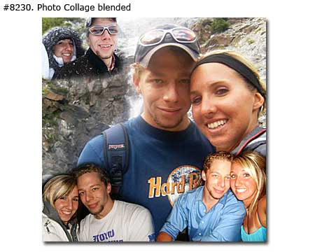 Dating couple collage gift idea for Valentines Day