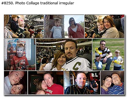 Family photo collage sample 8250