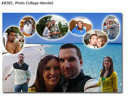 Custom couple collage for person you love