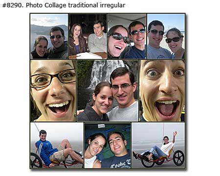 Couple photo collage sample 8290