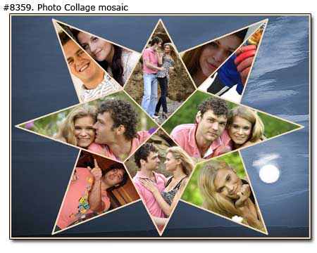 Mosaic Photo Collage Gift for Boyfriend/Girlfriend